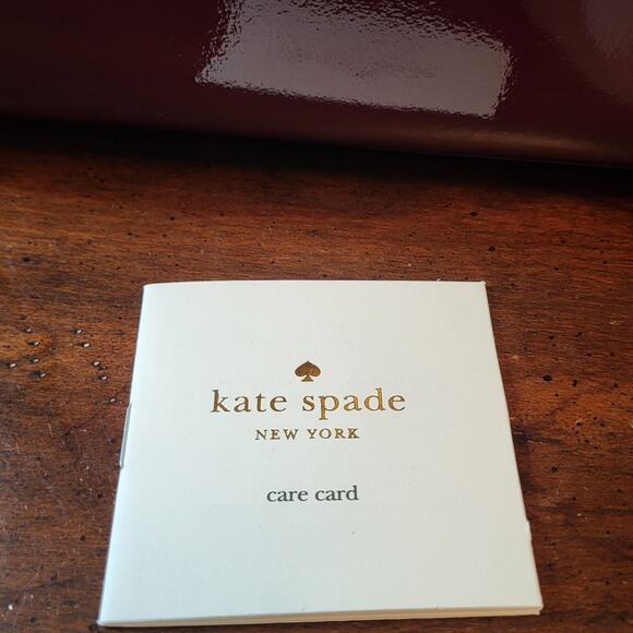 Kate Spade Deep Purple Eggplant Scalloped Tote Large - Picture 13 of 16